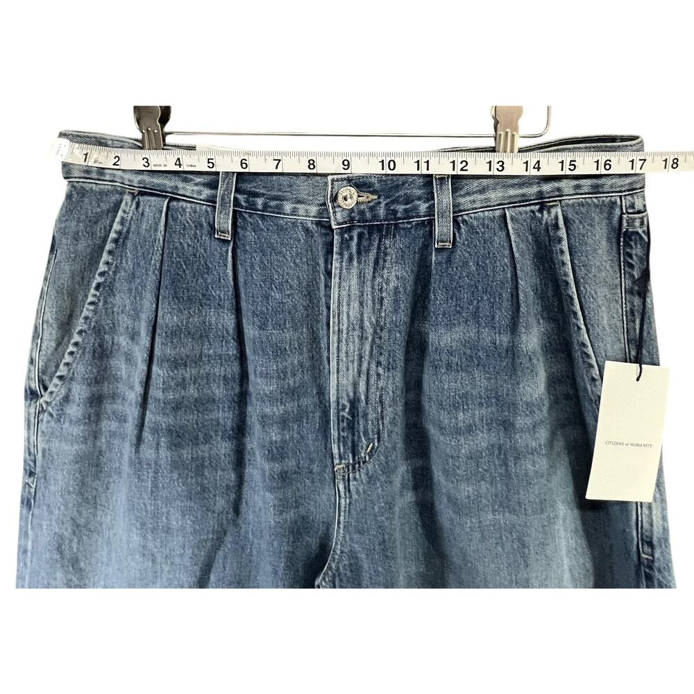 Citizens of Humanity Maritzy Trouser Jeans Womens 31 Blue Mojo Pleated Wide Leg - Picture 6 of 16